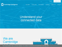 Tablet Screenshot of cambridge-intelligence.com